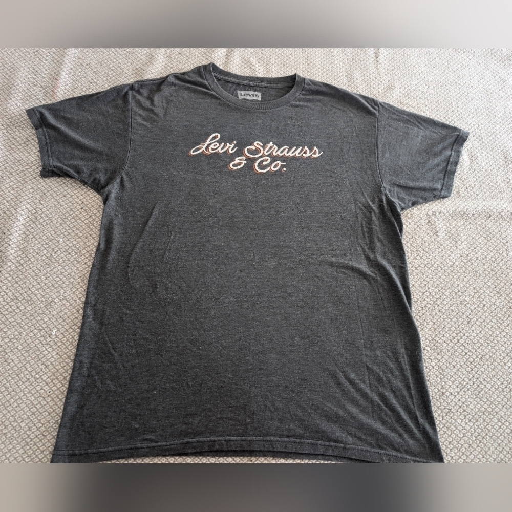 Levi's Charcoal Gray Short Sleeve Tee